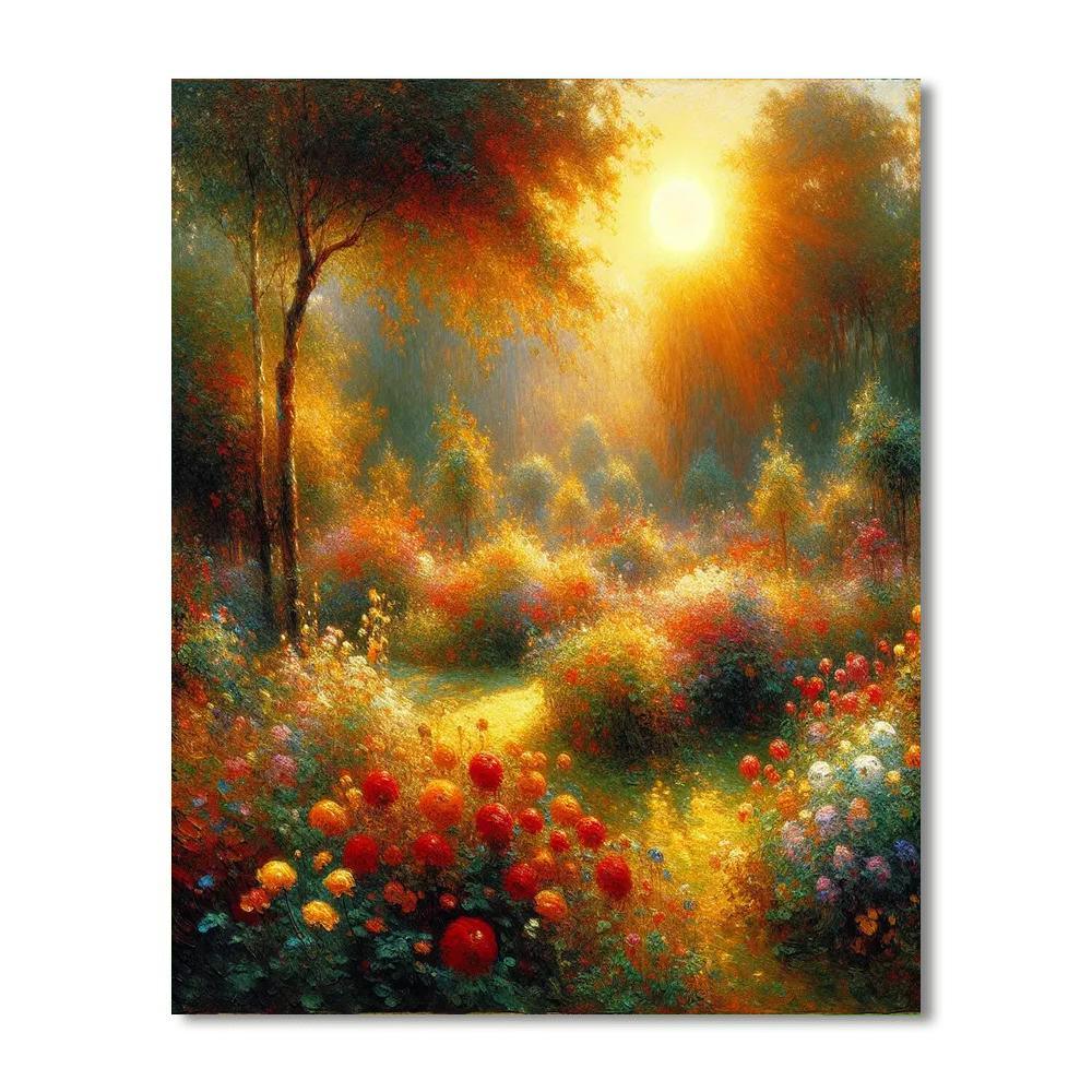 Summer Garden Glow Numbered Painting Kits