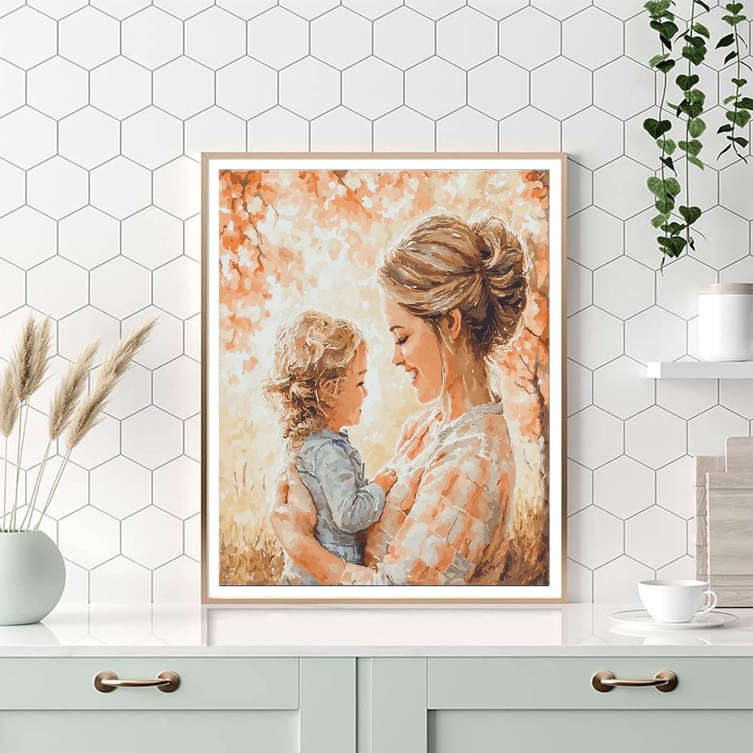 A Hug From Mom Paint By Numbers