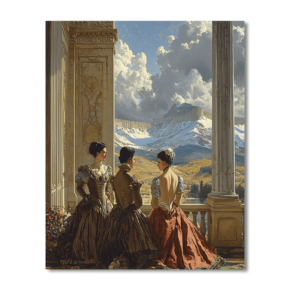 Jean-Auguste-Dominique Ingres Inspired Echoes Of The Past  Paint By Numbers Art