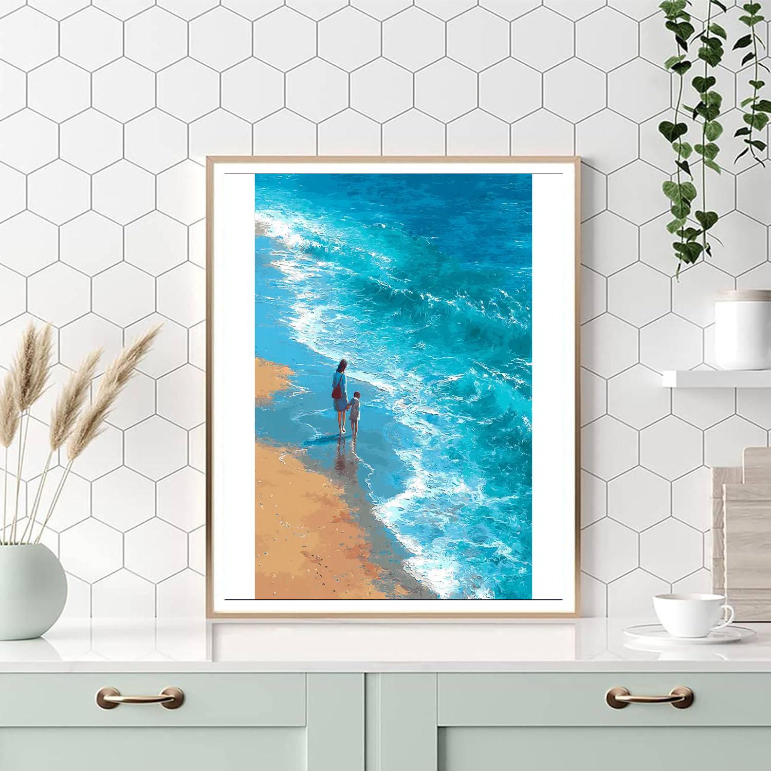 Mother's Heartbeat Of The Sea Paint By Number