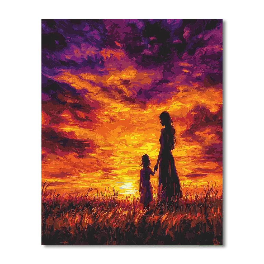 Hearts On The Horizon Paint By Color