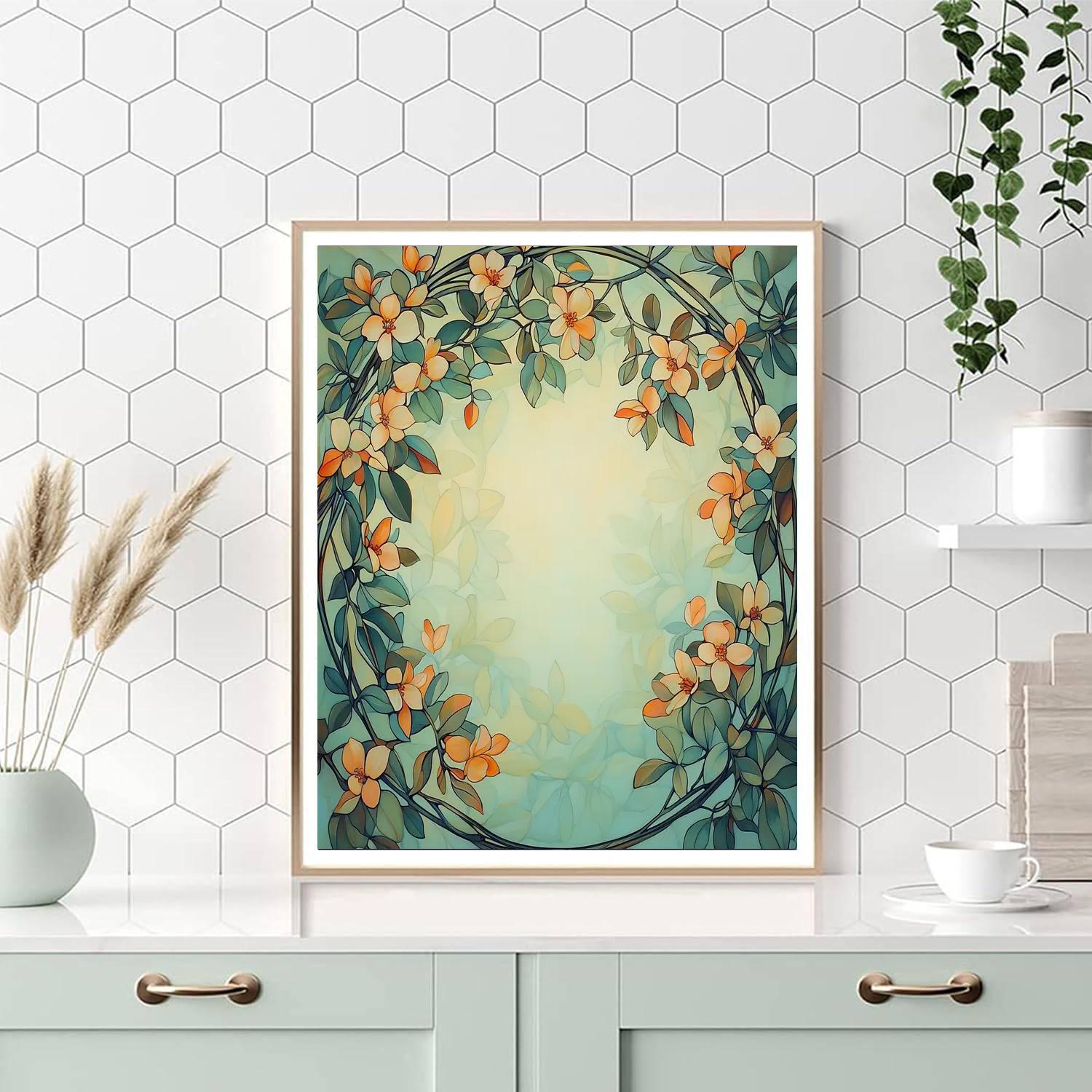 Alphonse Mucha Inspired Essence Of Harmony  Paint By Number