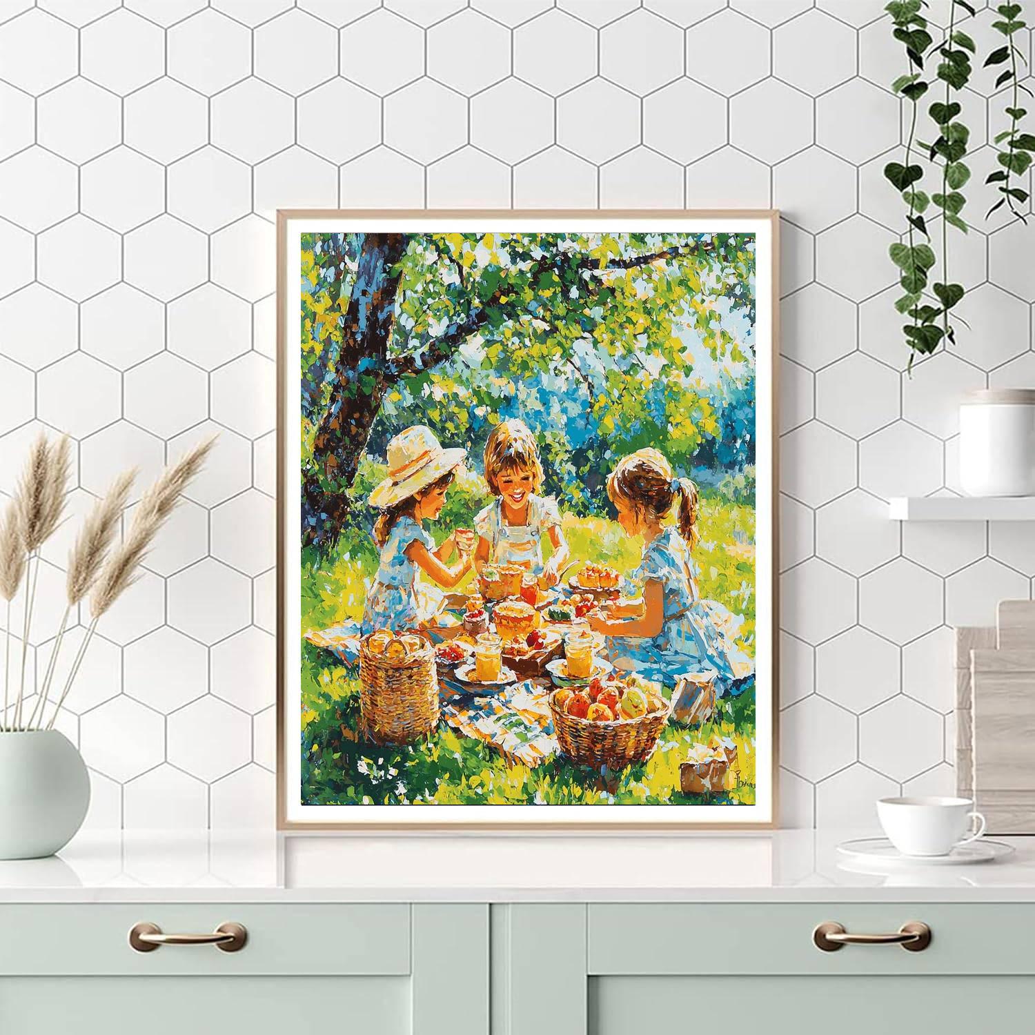 Summer Memories Number Painting