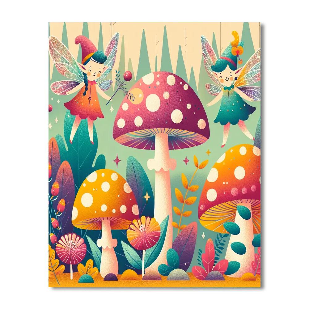 Pixie Parade Number Painting