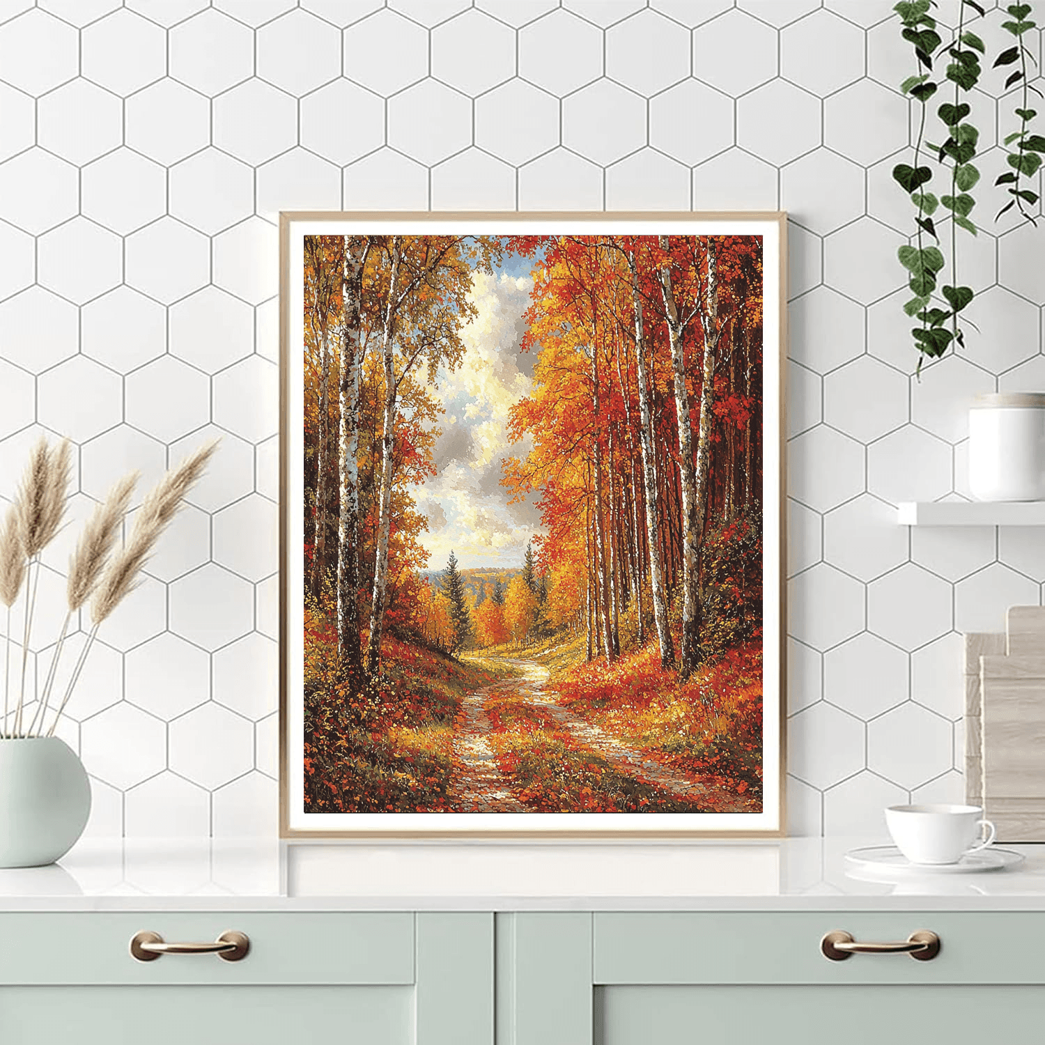 John Constable Inspired Glorious Autumn Forest  Paint By Numbers Kits