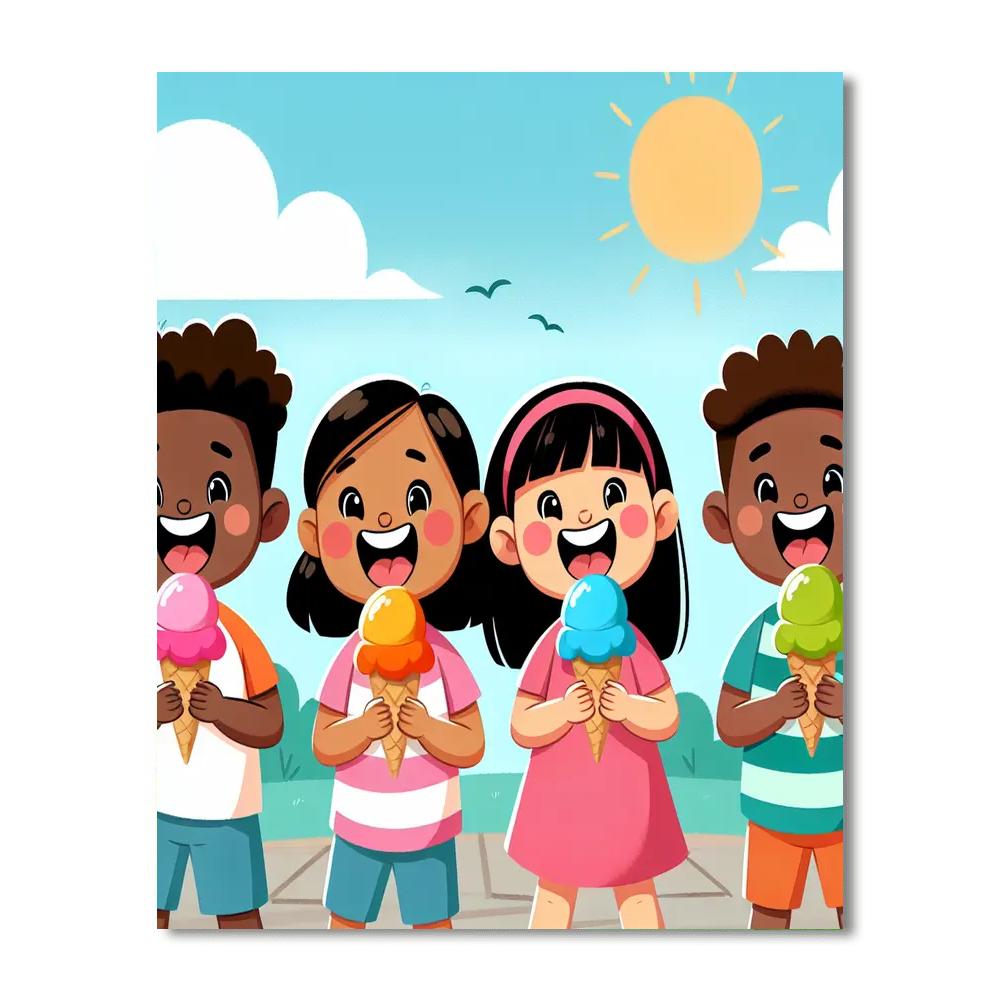 Ice Cream Delight Paint By Color