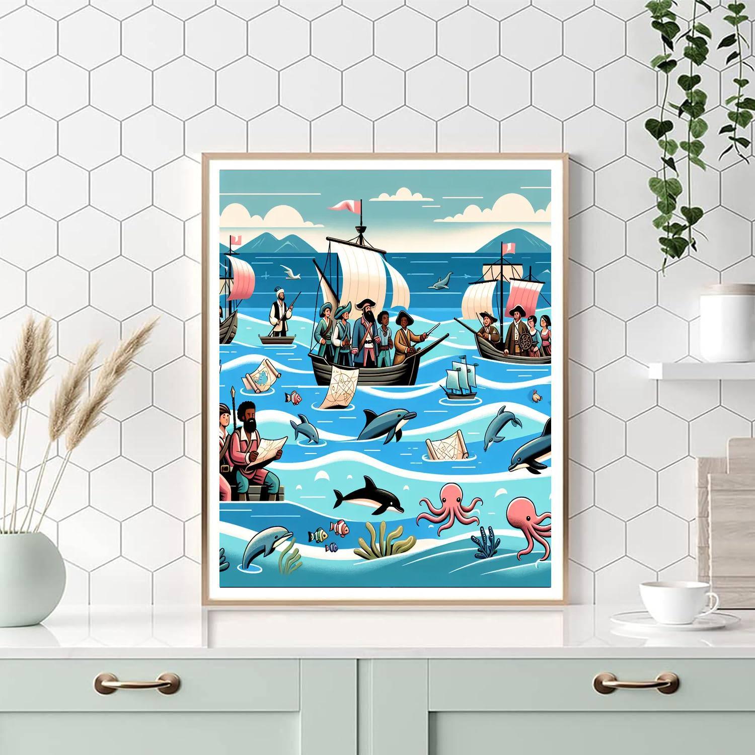 Ocean Treasure Odyssey Paint By Numbers Kits