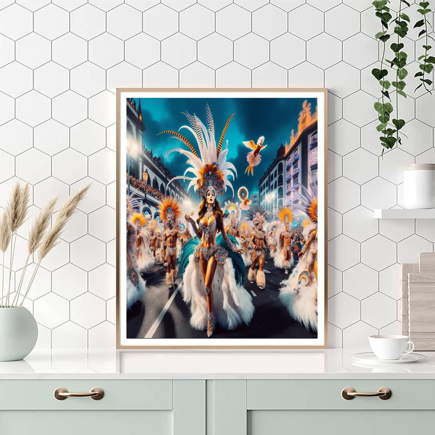 Carnival Of Santa Cruz De Tenerife - Santa Cruz Numbered Painting Kits