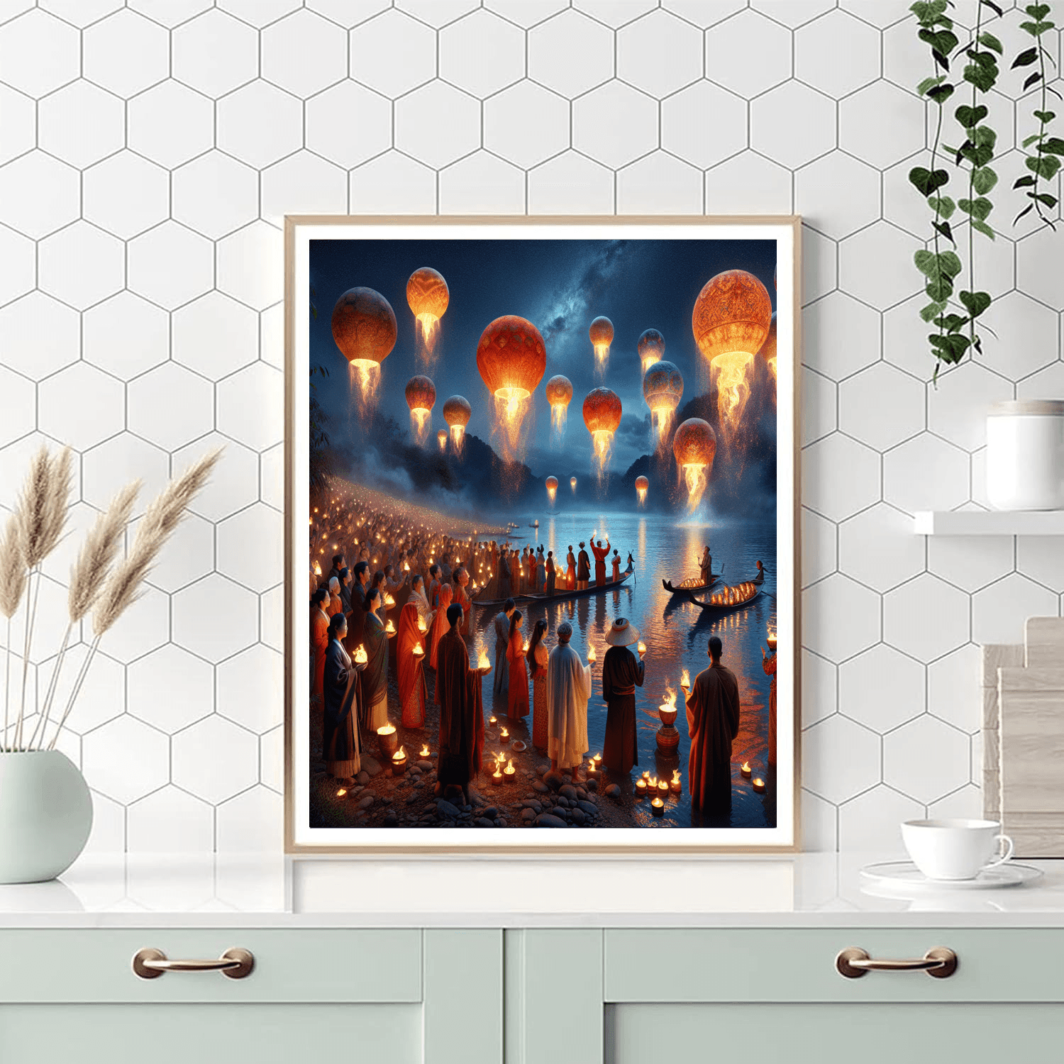 Naga Fireball Festival - Nong Khai, Thailand Paint By Number