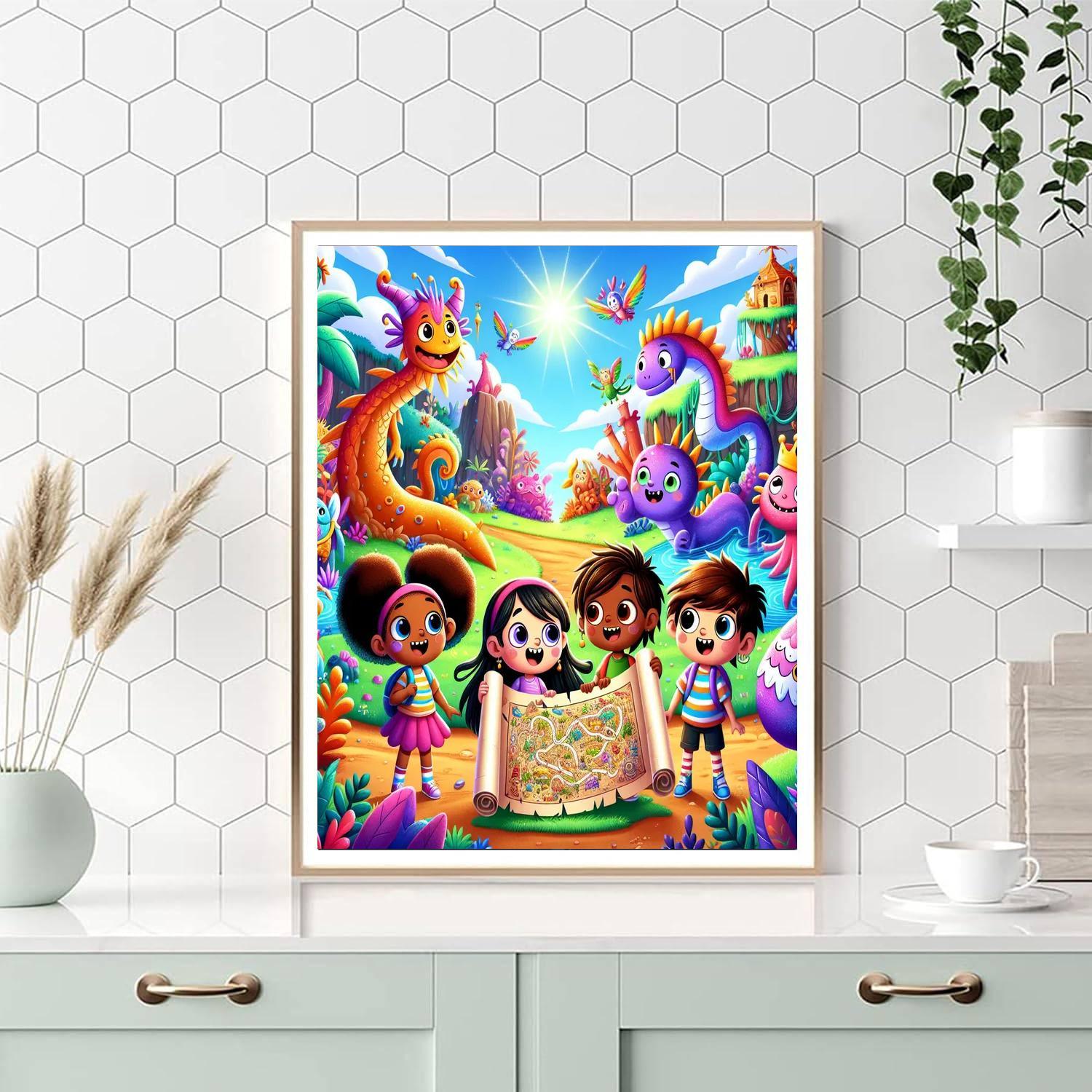 Fantasy Island Expedition Paint By Numbers