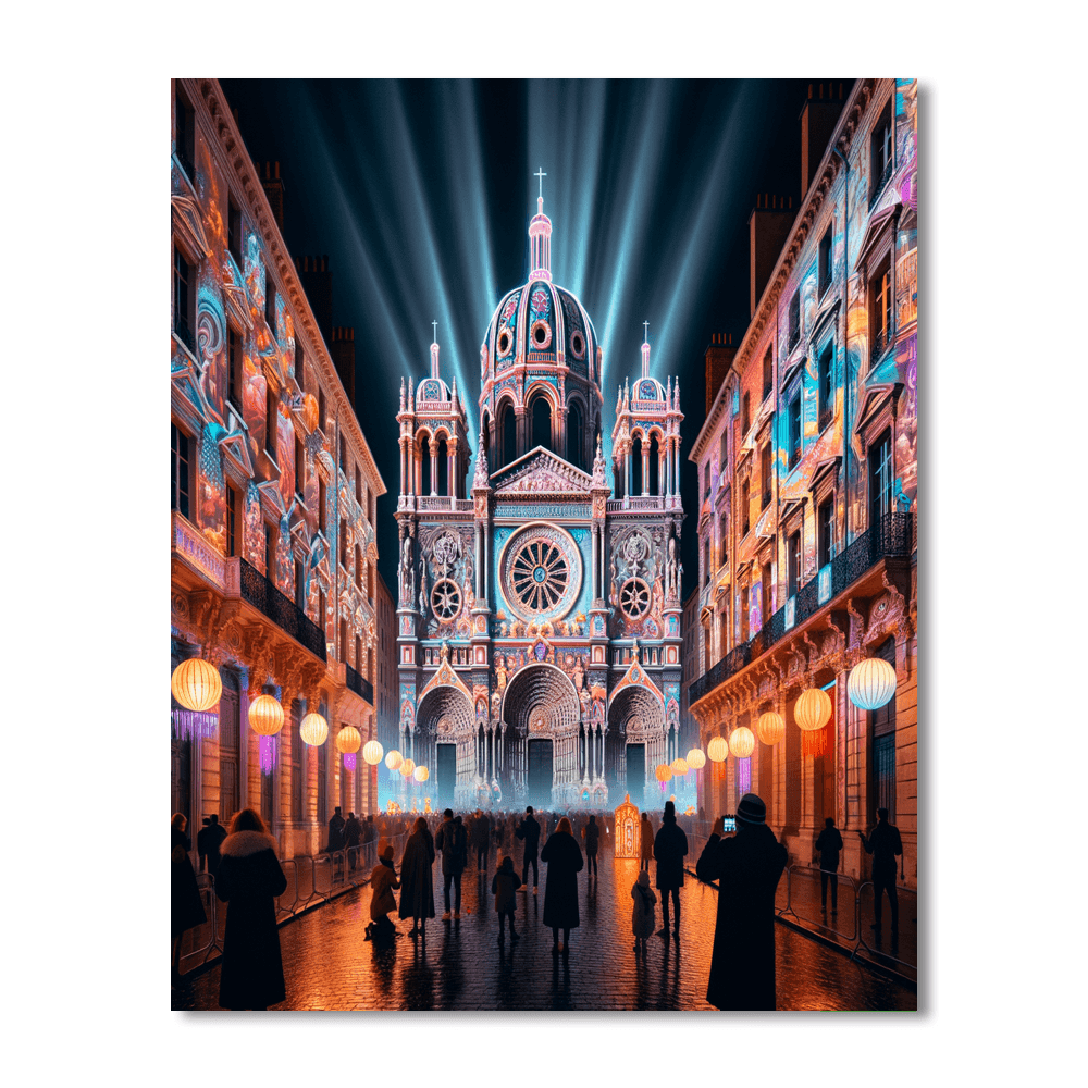 Festival Of Lights - Lyon Paint By Numbers Kits
