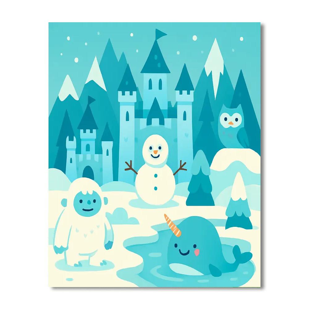 Kingdom Of Ice Numbered Painting Kits