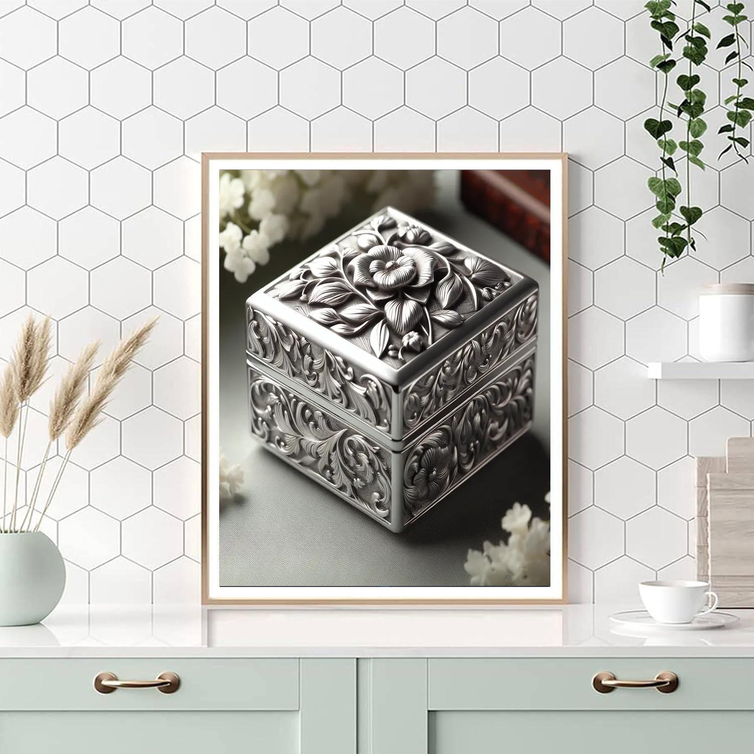 Silver Brook Jewelry Box Paint By Number