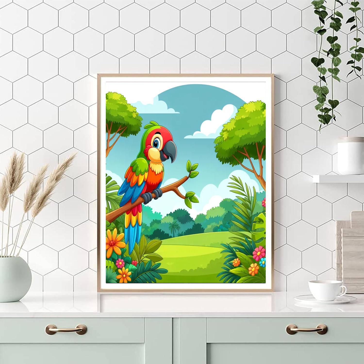 Tropical Paradise Adventures Painting Number Kit
