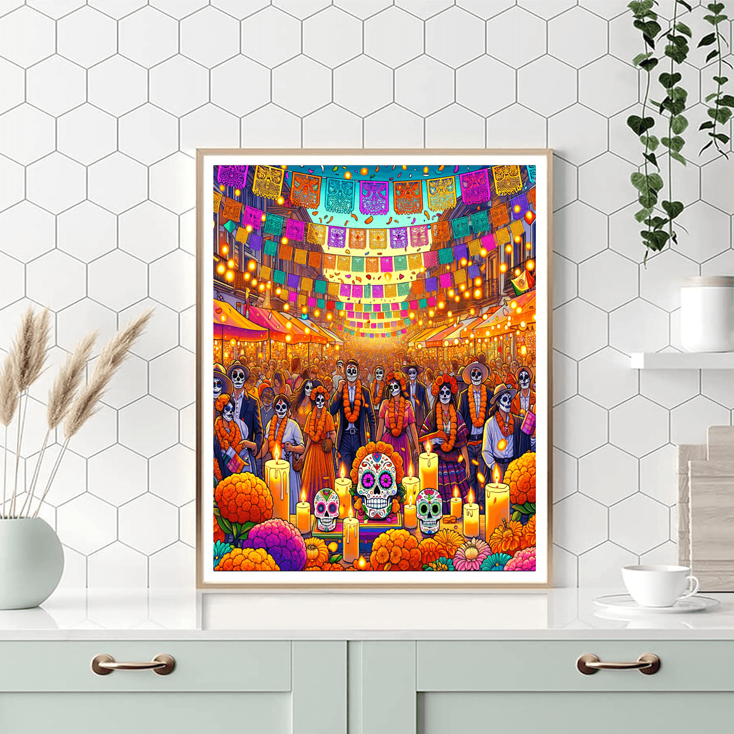Day Of The Dead Festival - Mexico Painting By Numbers Kit