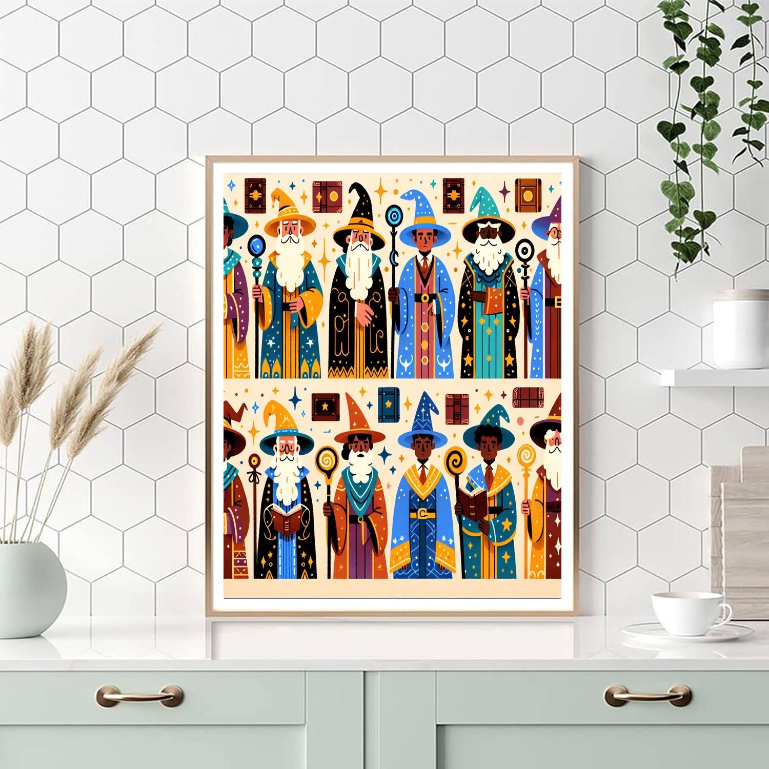 Wise Wizards Numbered Painting Kits