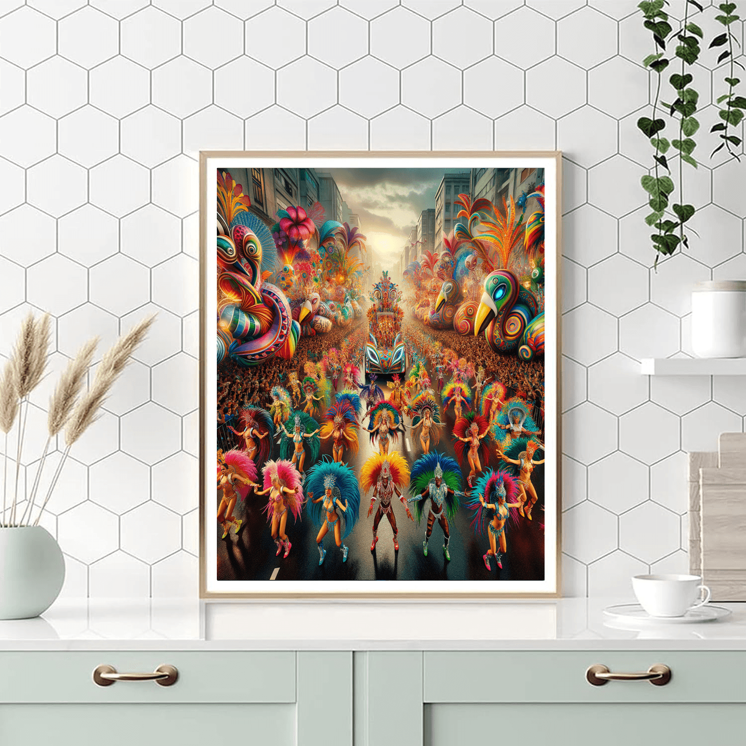 Colorful Carnival Parade Numbered Painting Kits