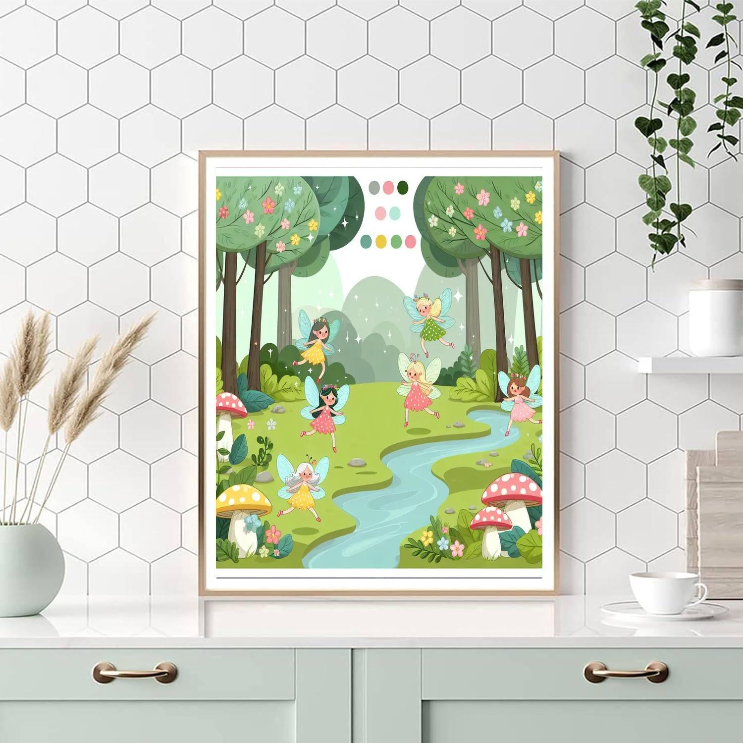Fairy Forest Magic Paint By Number