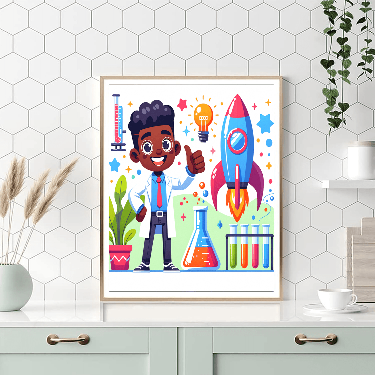 Rocket Scientist's Workshop DIY Paint By Numbers