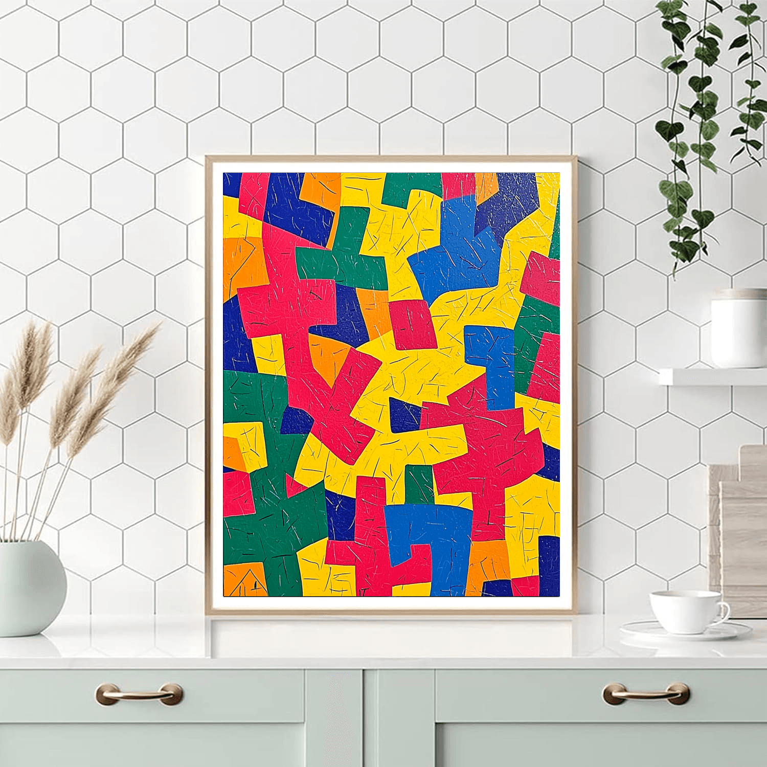 Keith Haring Inspired Joyful Patterns  Paint By Numbers Kits