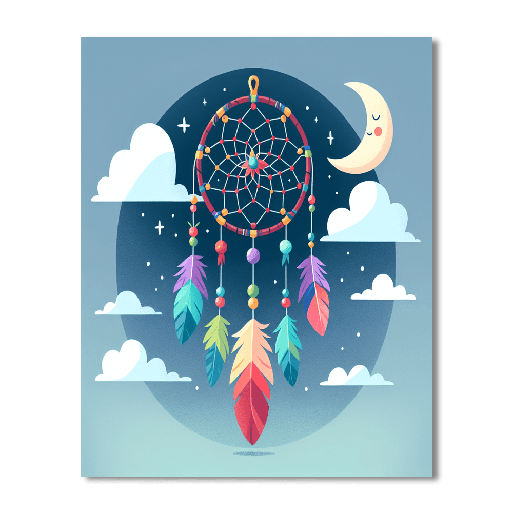 Sweet Dreams Dreamcatcher Number Painting