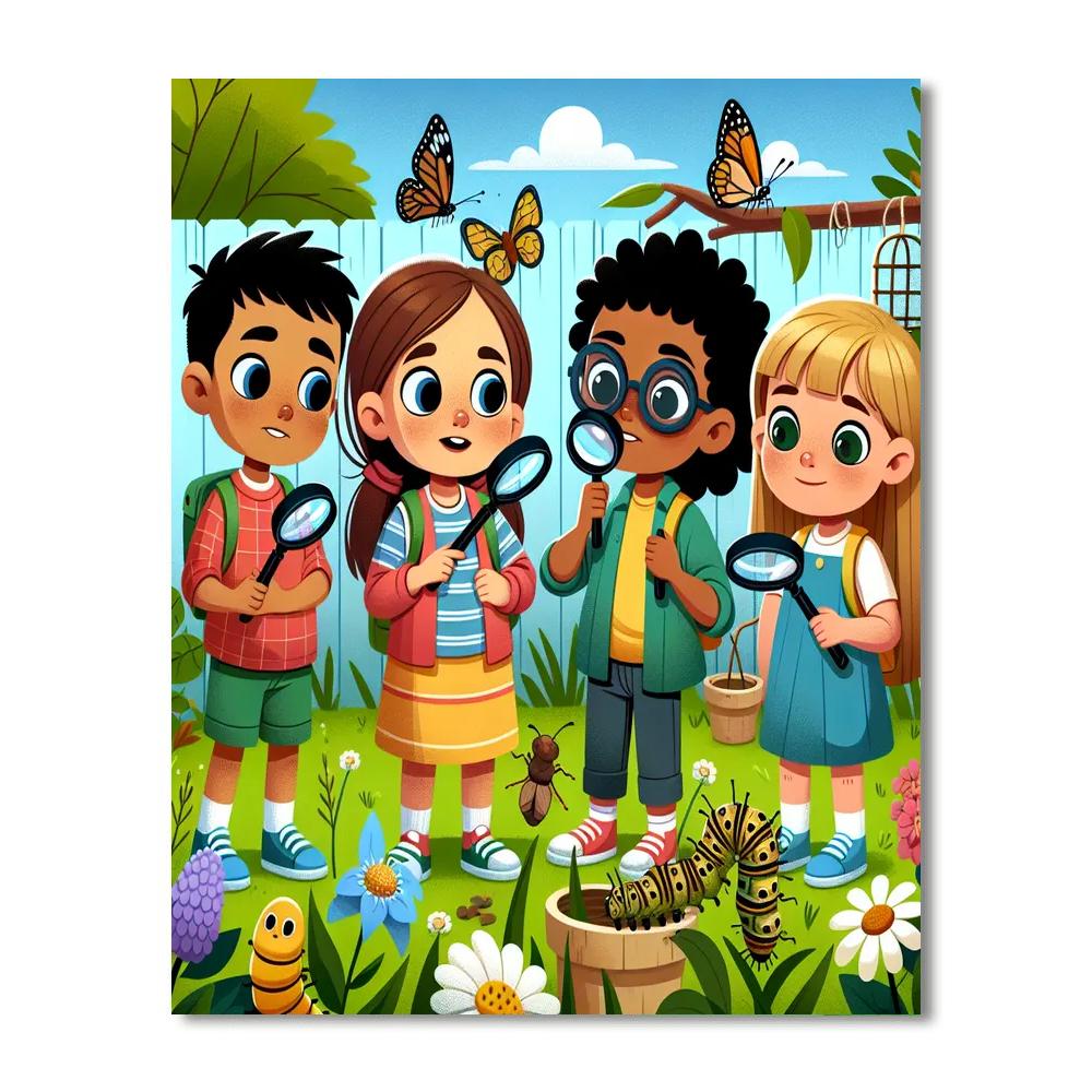 Backyard Nature Detectives Paint By Numbers