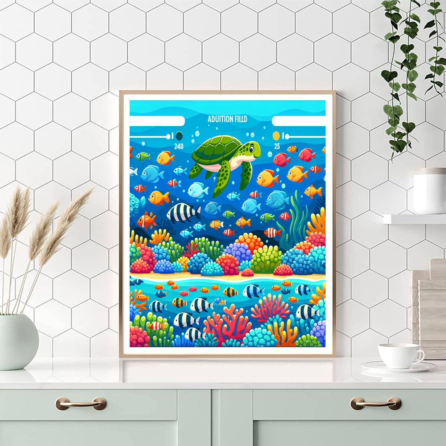 Ocean Life Celebration Paint By Color