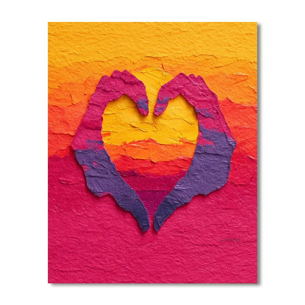 Love’s Heartstrings Painting Number Kit