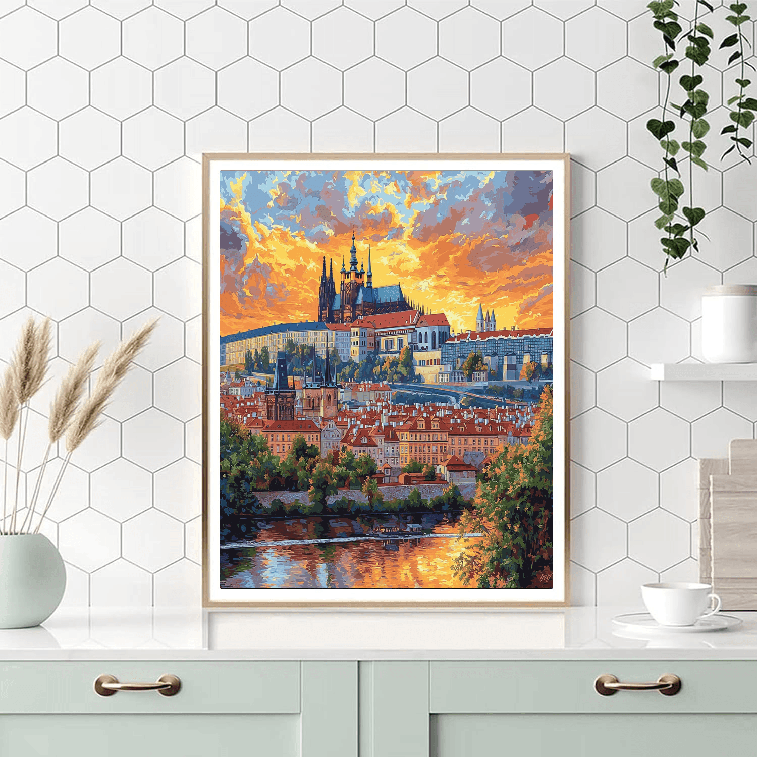 Prague Castle - Czech Republic DIY Paint By Numbers