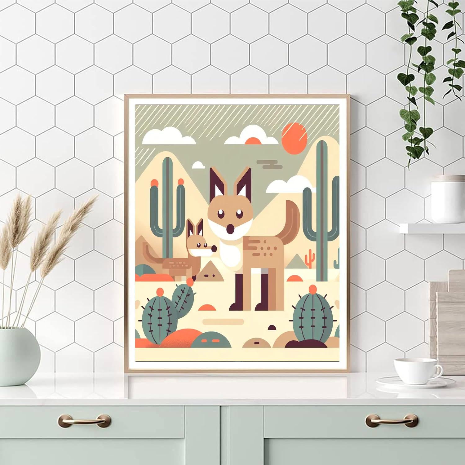Clever Coyotes Numbered Painting Kits