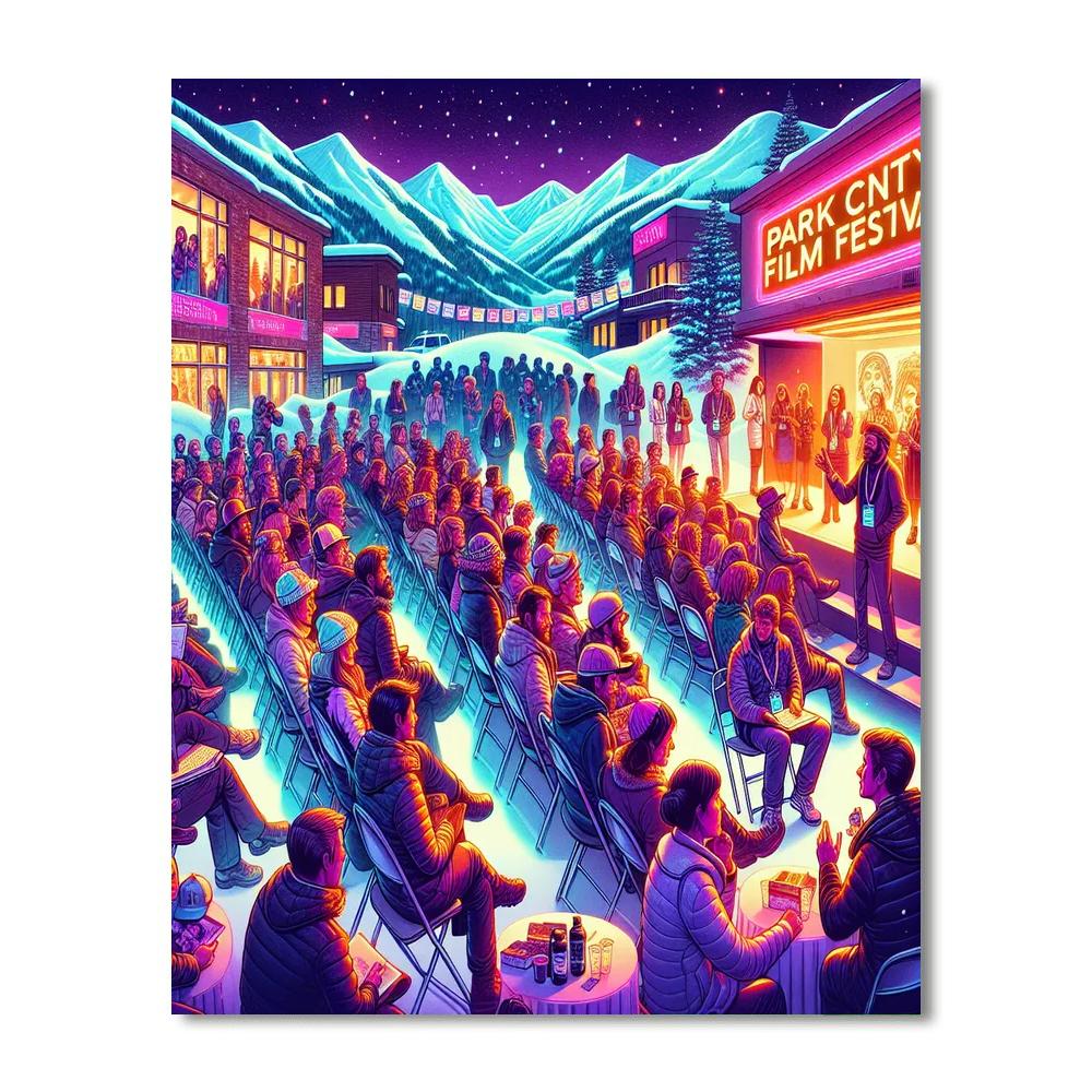 The Sundance Film Festival Painting Number Kit