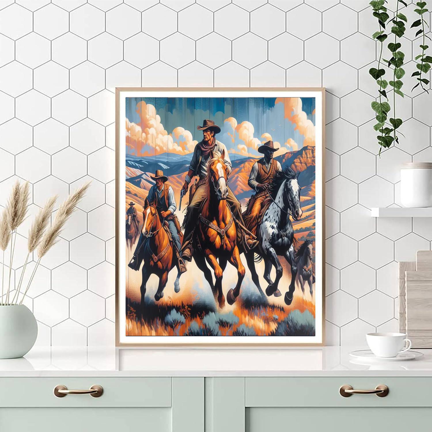 Incredible Wild West Journey Paint By Numbers Kits