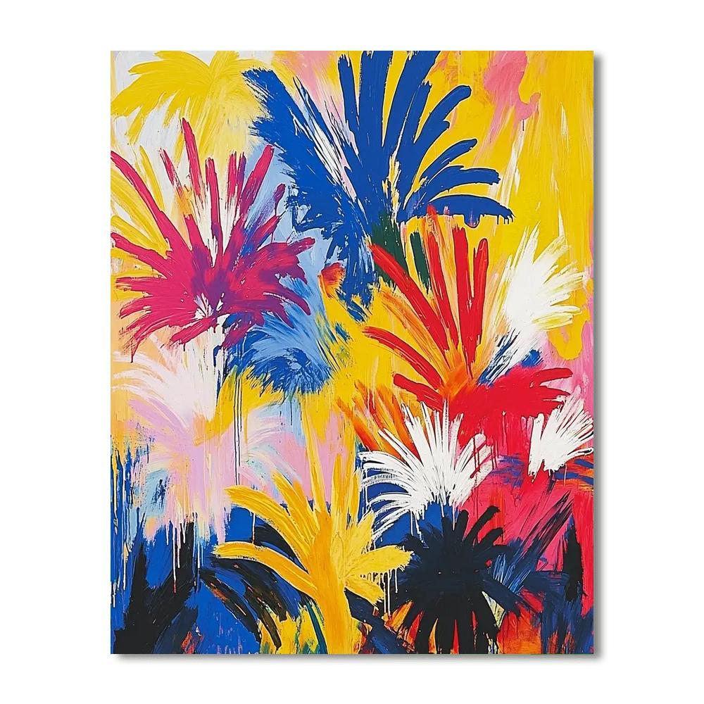 Jean-Michel Basquiat Inspired Spectrum Of Emotions  Paint By Numbers Kits