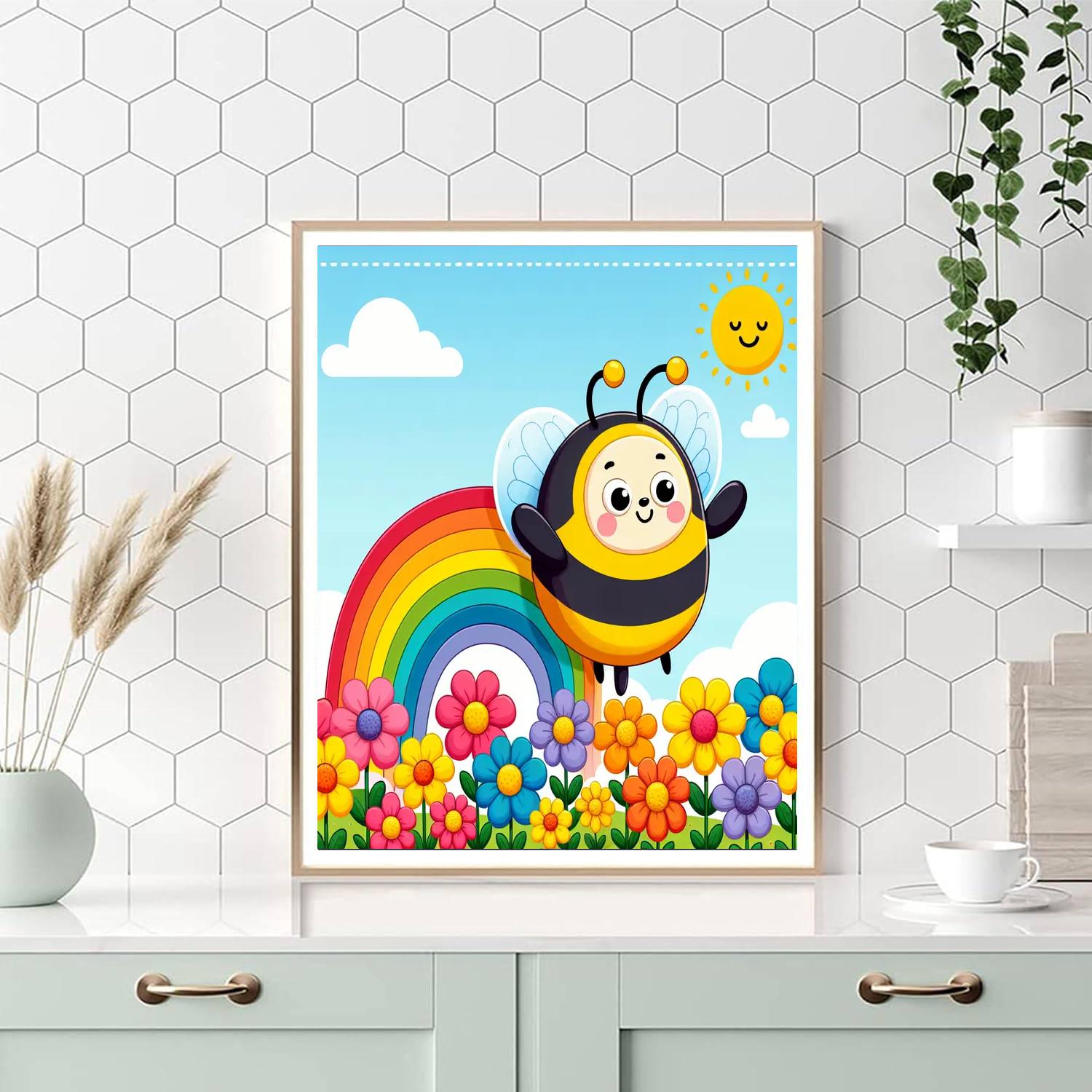 Bold Bumblebee Painting Number Kit