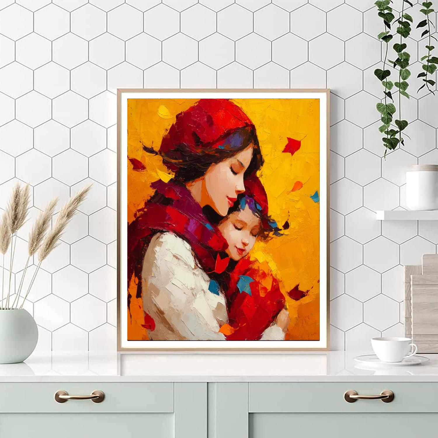 A Warm Embrace In Autumn Paint By Number