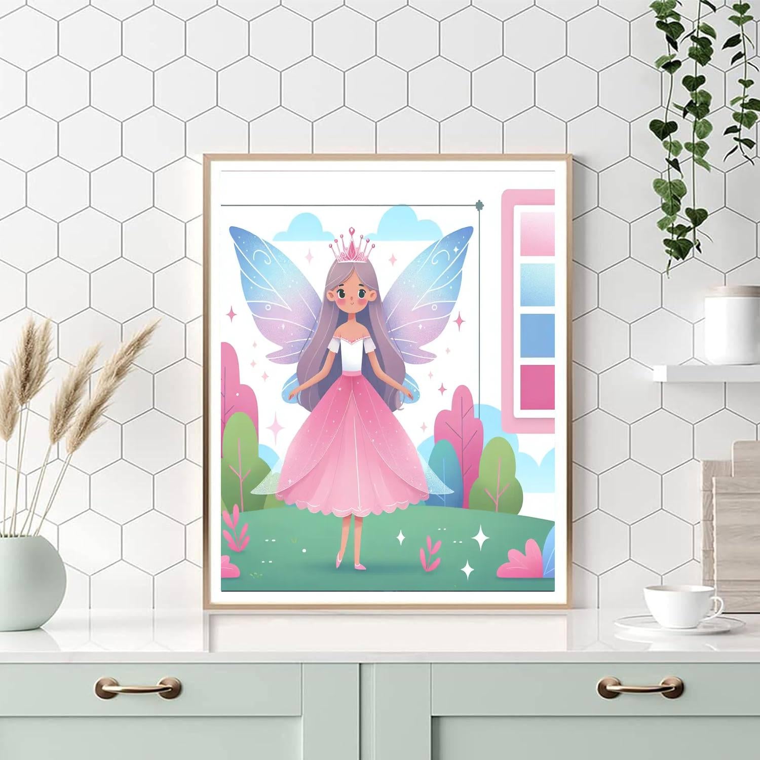 Ethereal Fairy Princess Paint By Numbers Art