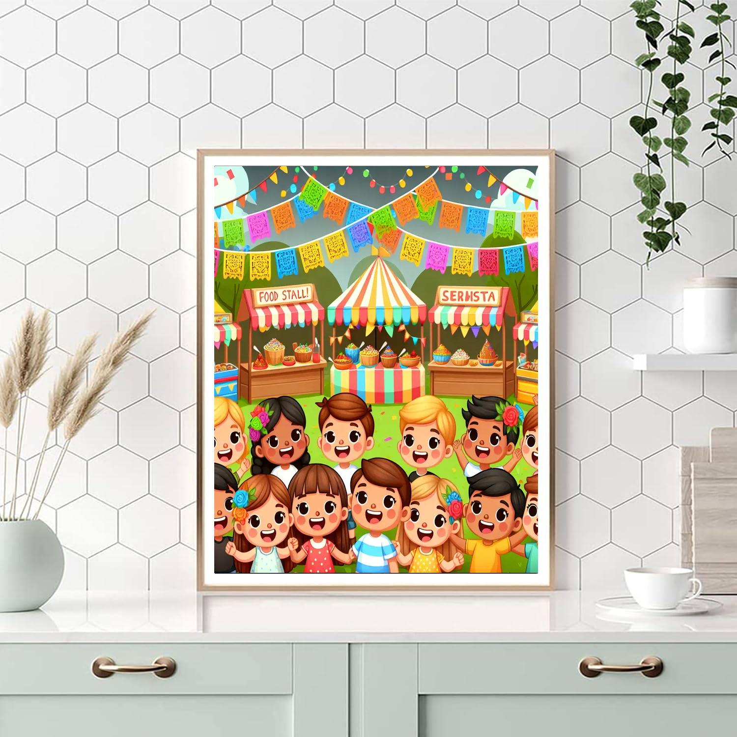 Fabulous Fiesta Celebration Painting Number Kit