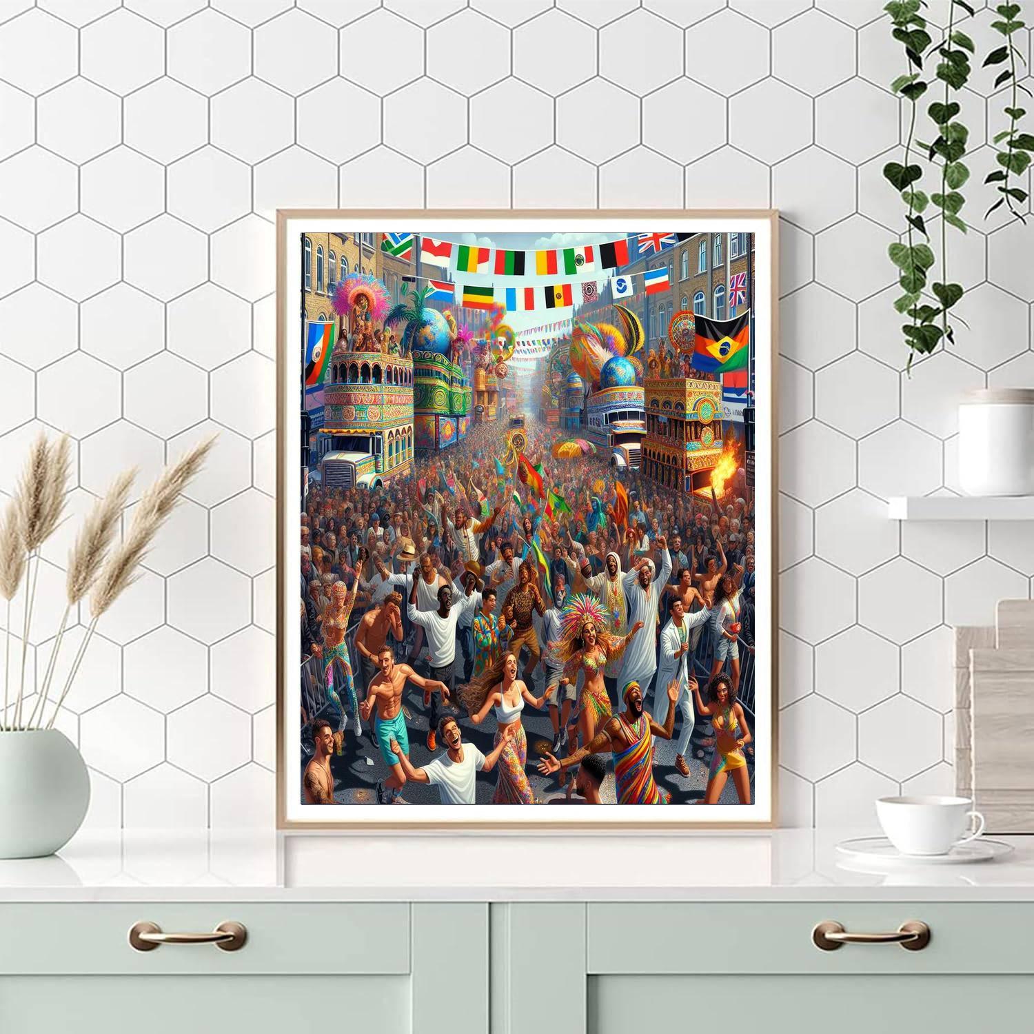 The Carnival Of Cultures Number Painting