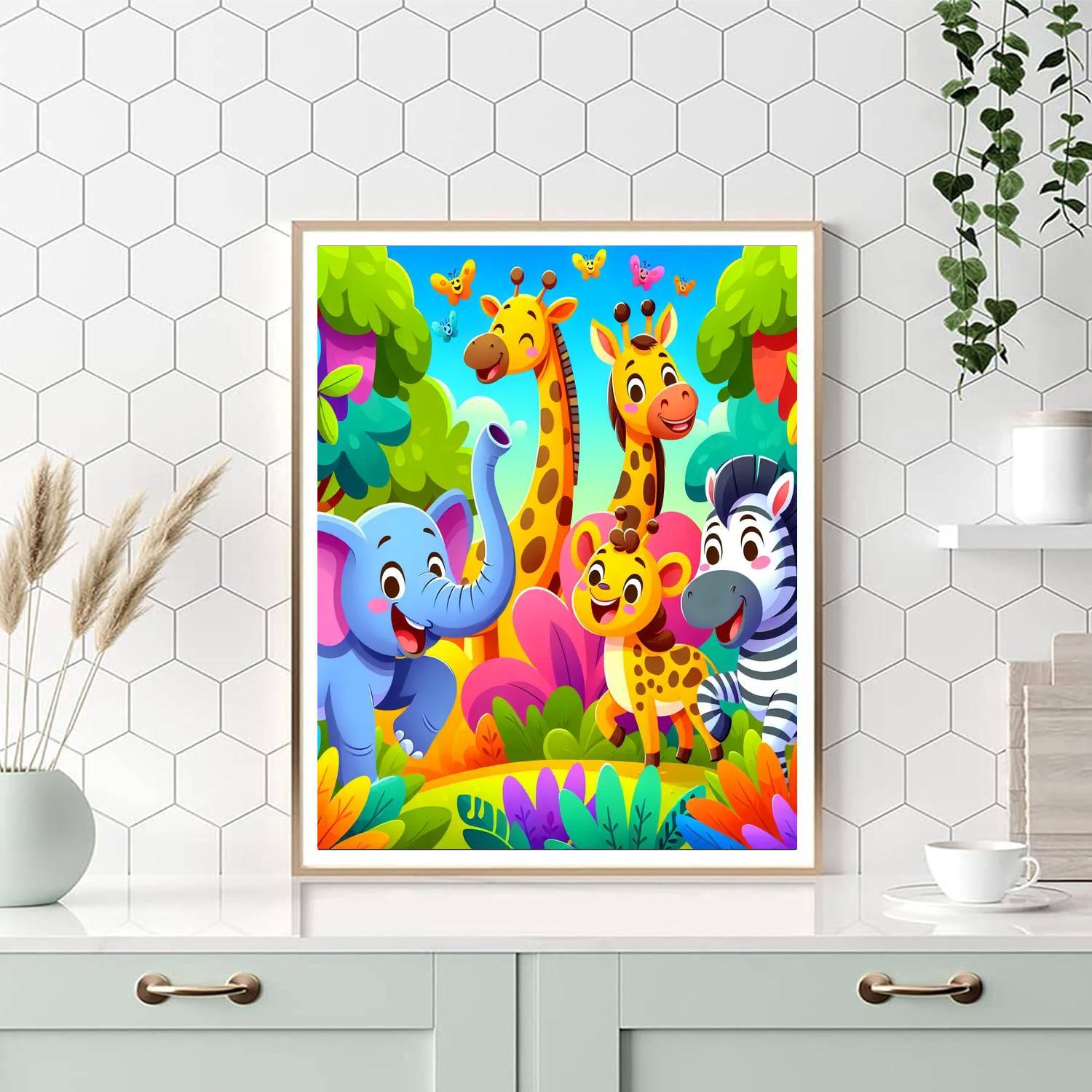 Colorful Creatures Paint By Numbers Kits