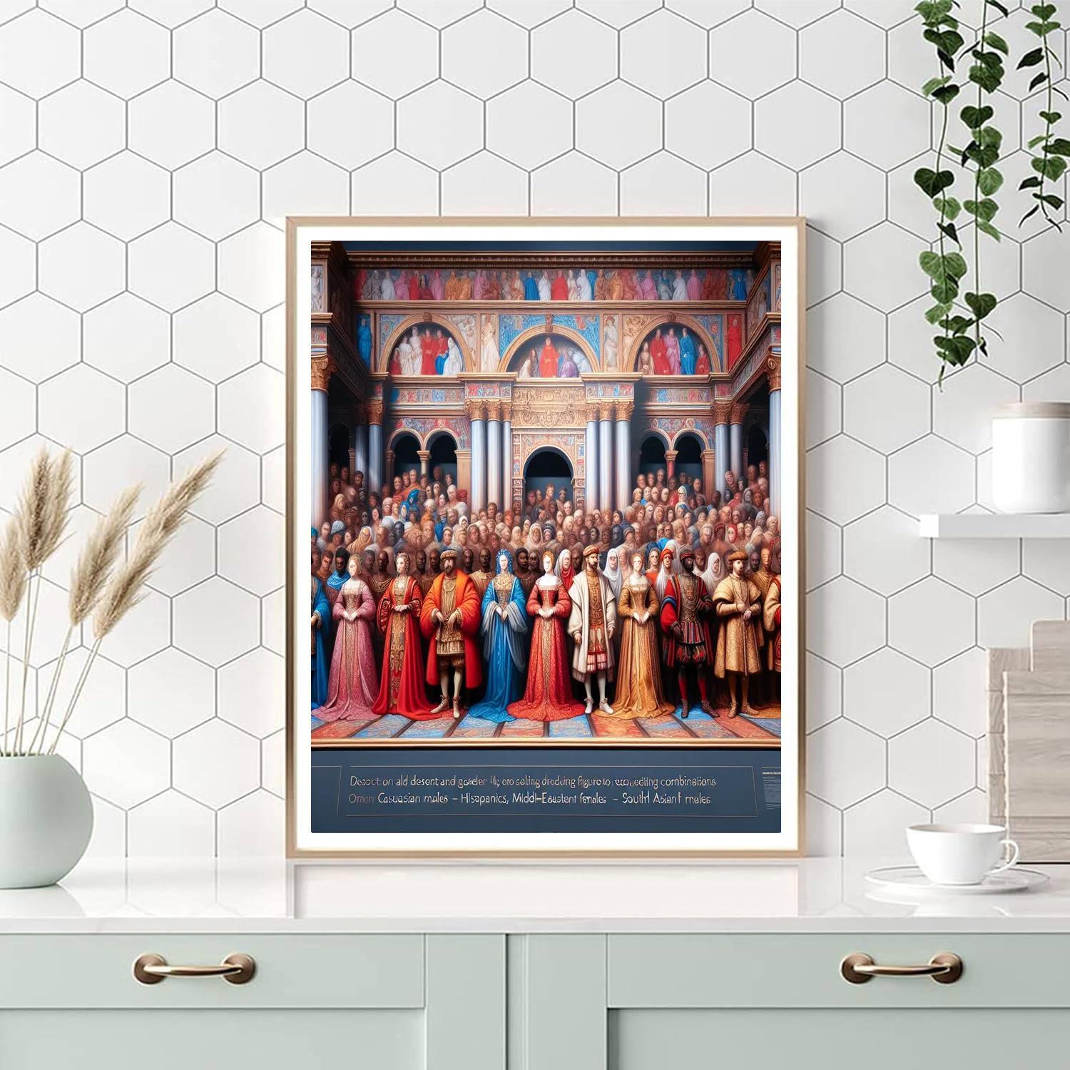 Renaissance Revelry Number Painting