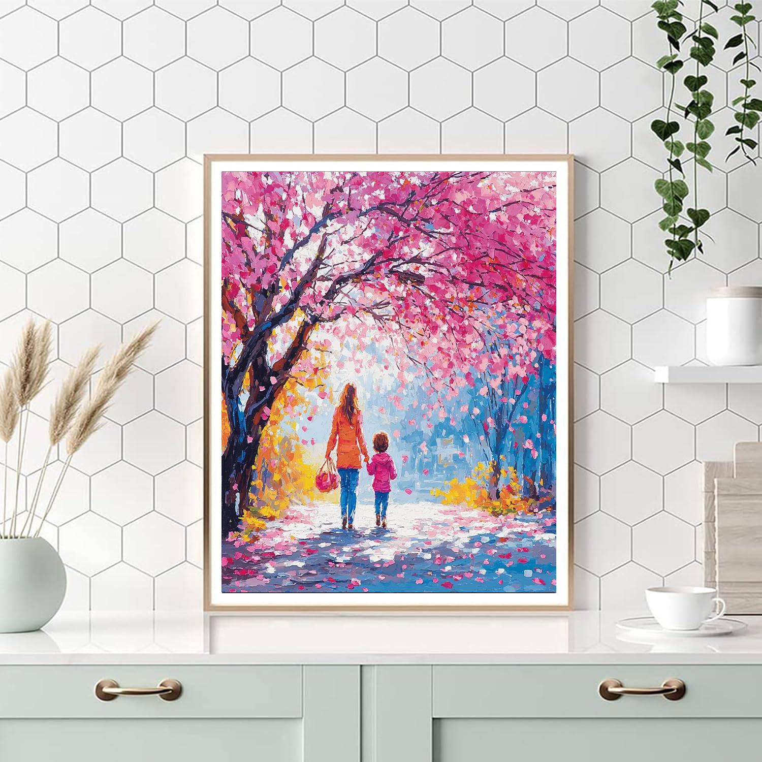 Sweet Spring Stroll Paint By Number