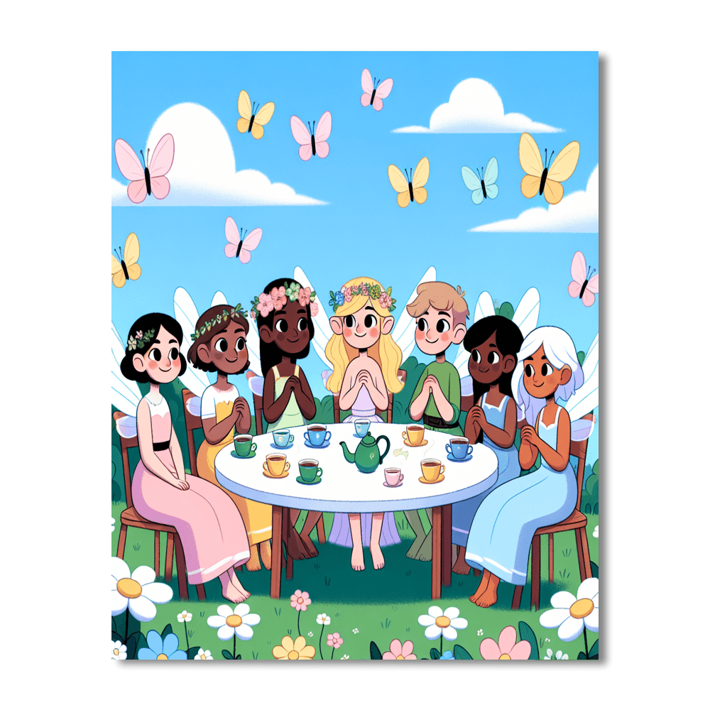 Fairyland Tea Time Paint By Color