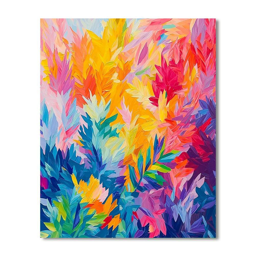 Paul Cézanne Inspired Abstract Garden  Painting By Numbers Kit