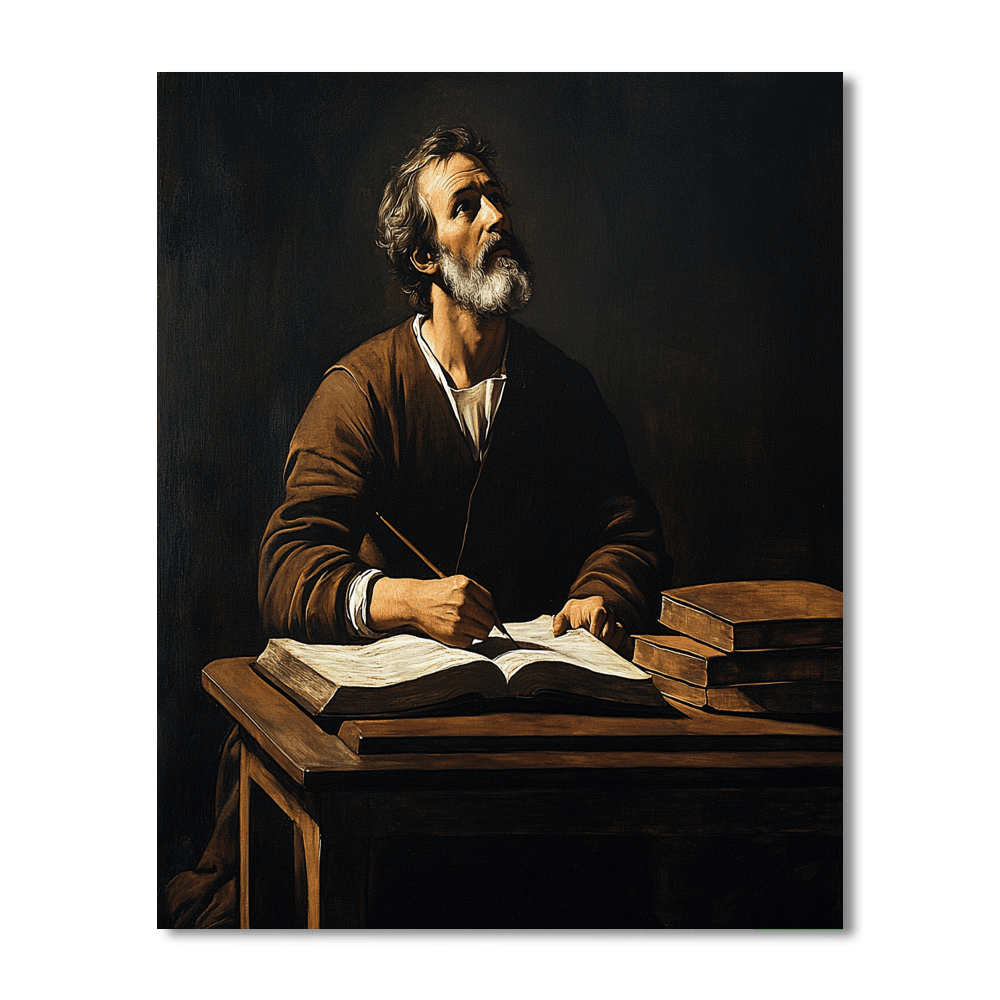 Caravaggio Inspired Illusion Of Light  Paint By Numbers Kits