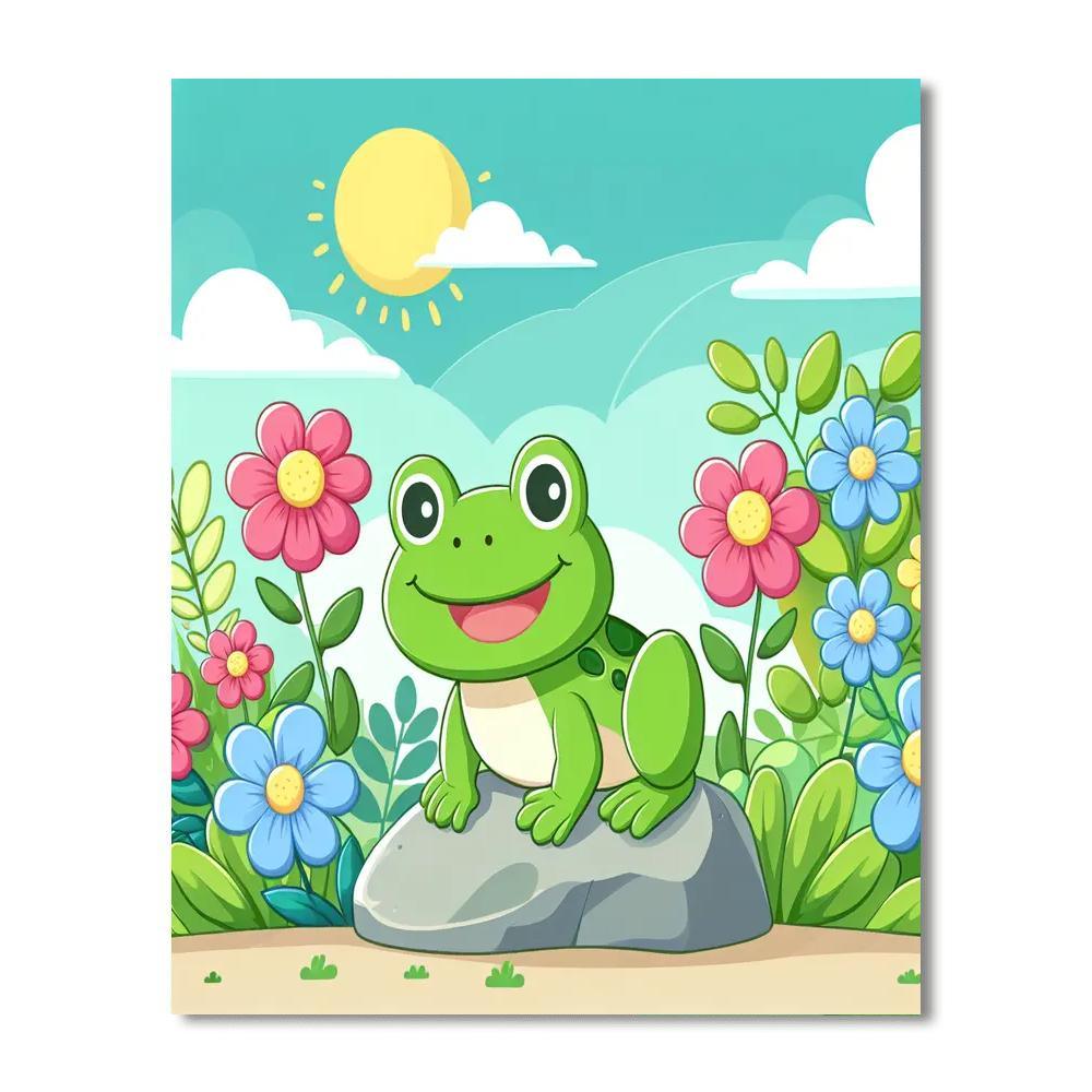 Sunny Garden Toad Paint By Numbers Kits
