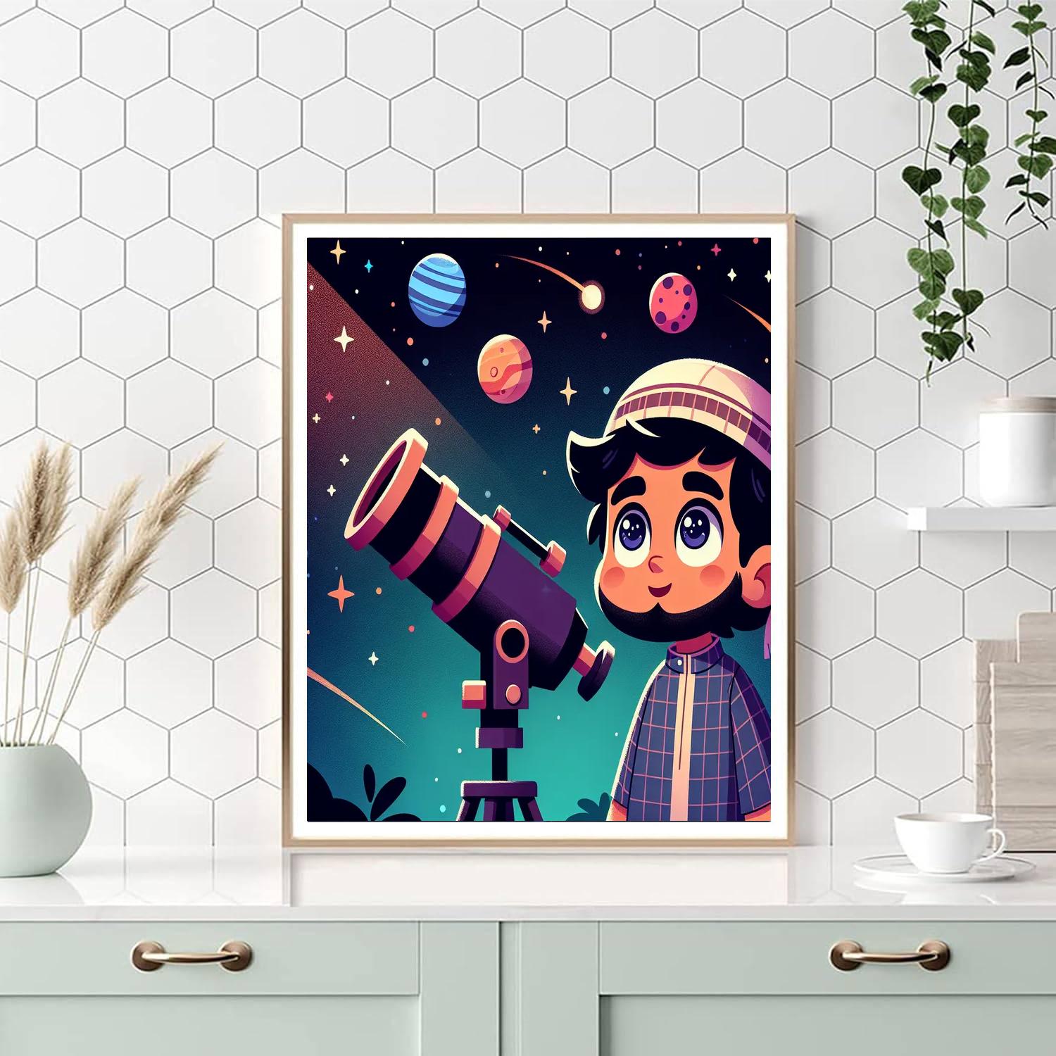 Twinkling Star Safari Number Painting