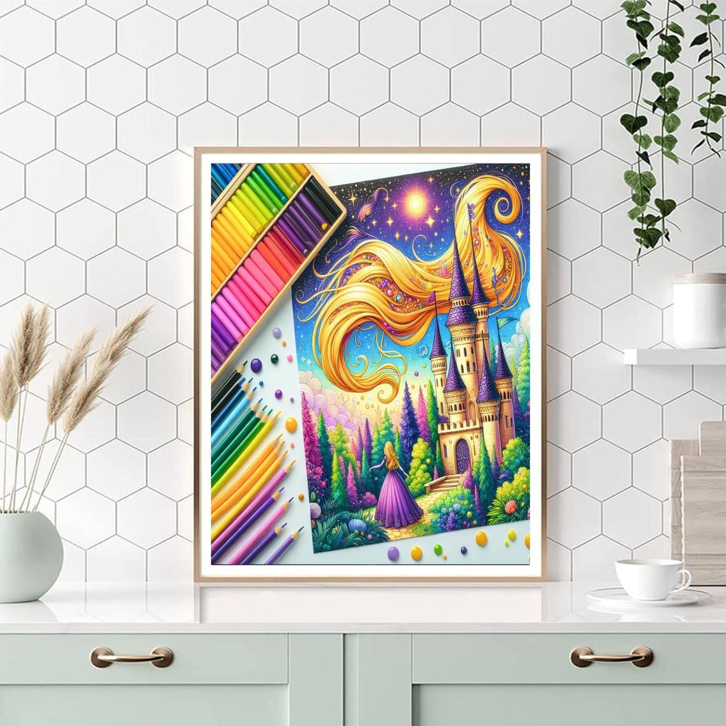 Tangled Numbers Tangled Wonder - DIY Painting By Numbers Kit – Artistry Rack
