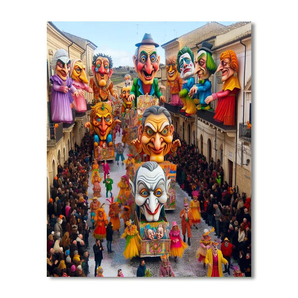 Carnevale Di Putignano - Putignano Painting Number Kit