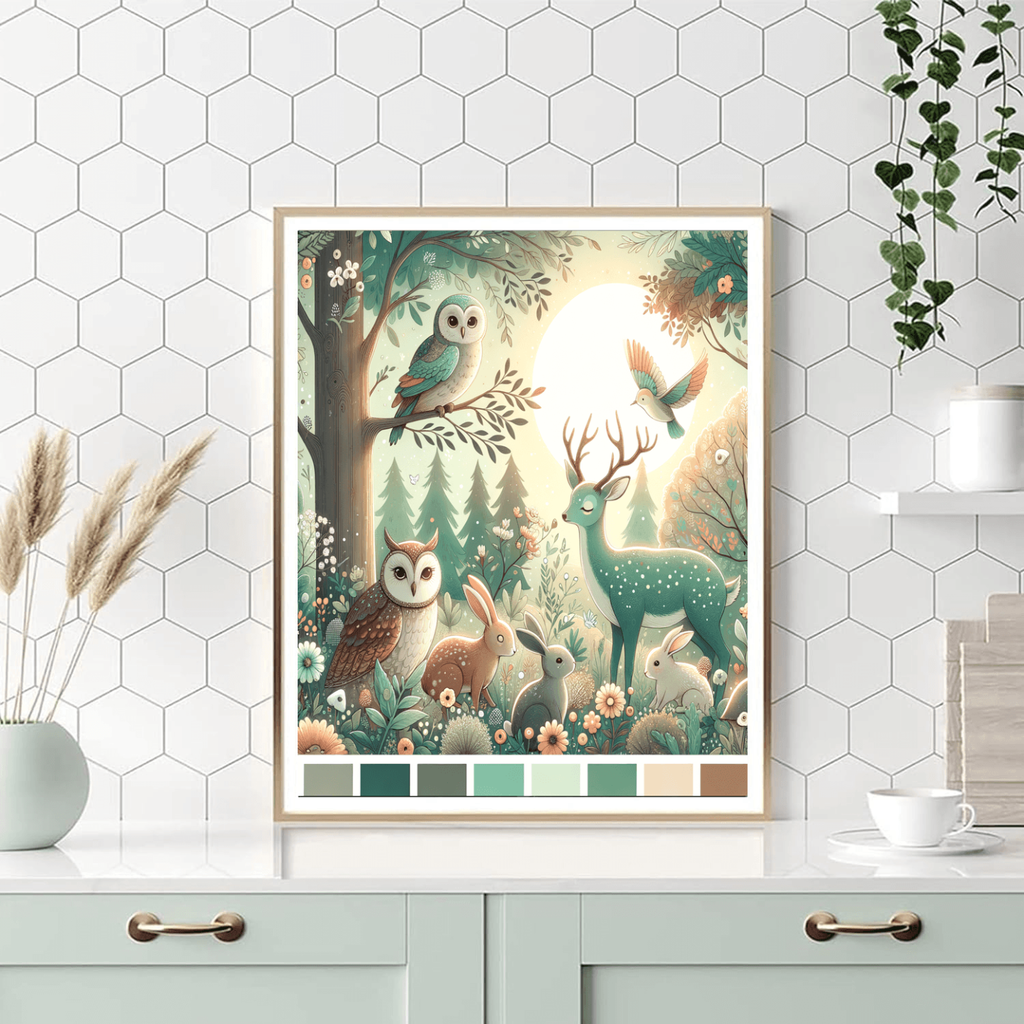 Enchanted Forest Gathering Numbered Painting Kits