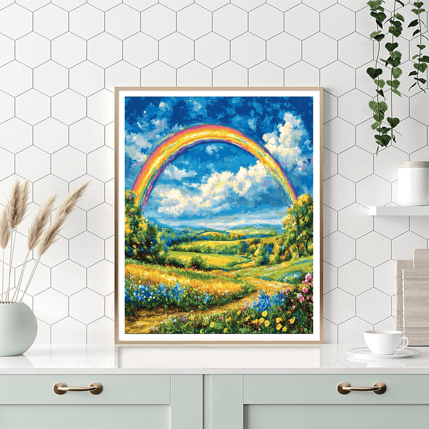 Claude Monet Inspired Chasing Rainbows Paint By Numbers Kits